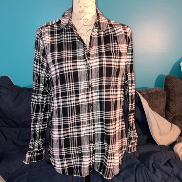 🎉4 for $20 Gap Long Sleeve Flannel Short, Medium - Picture 1 of 7